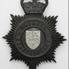 Gwynedd Constabulary NIght Helmet Plate - Queen's Crown