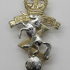 Royal Electrical & Mechanical Engineers (R.E.M.E.) Anodised (Staybrite) Cap Badge 