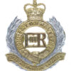 Royal Australian Engineers Anodised (Staybrite) Cap Badge - Queen's Crown