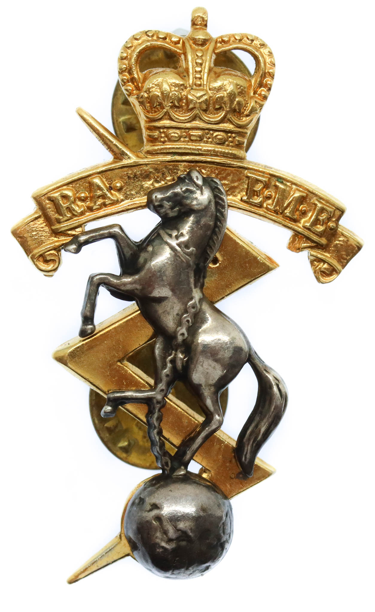 Royal Australian Electrical & Mechanical Engineers (R.A.E.M.E.) Cap Badge - Queen's Crown