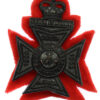 1st Cadet Bn. King's Royal Rifle Corps Cap Badge - Queen's Crown