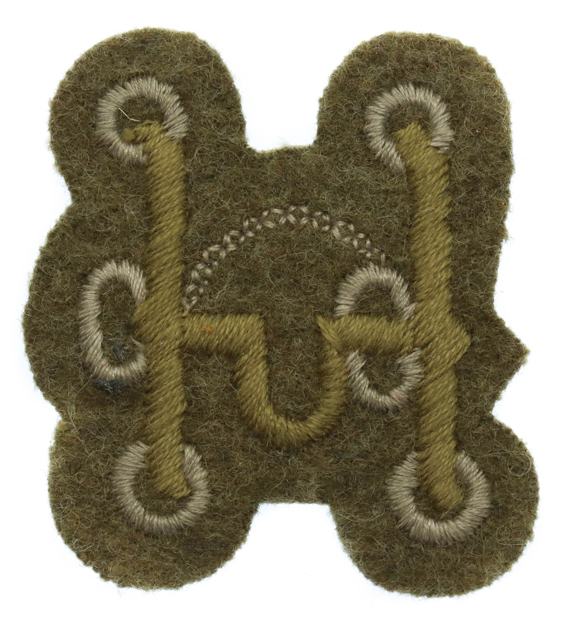 British Army Saddler/Harness Maker Cloth Trade Badge