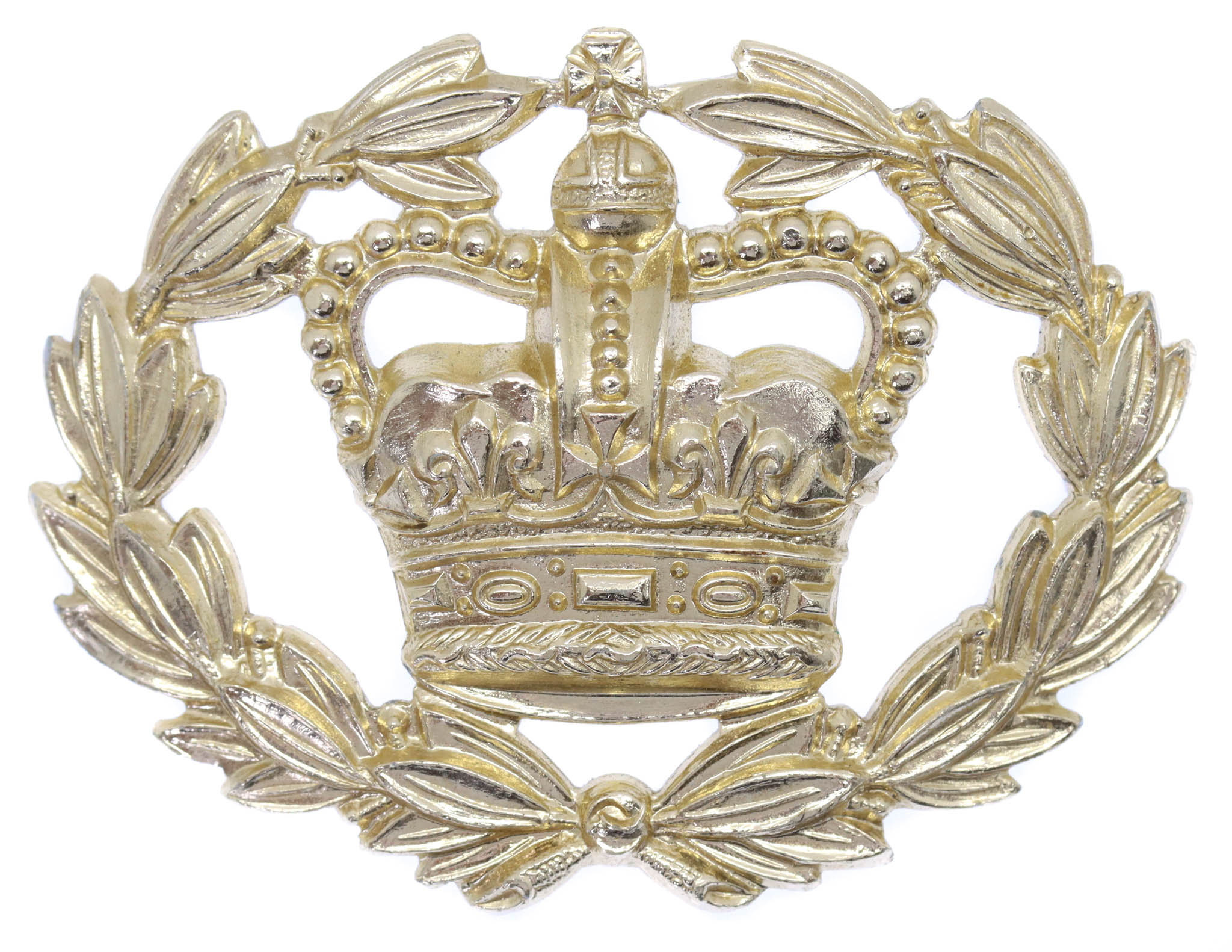 British Army Warrant Officer Class 2 W.O.II Anodised (Staybrite) Arm Badge