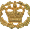 British Army Warrant Officer Class 2 W.O.II Brass Arm Badge - Queen's Crown