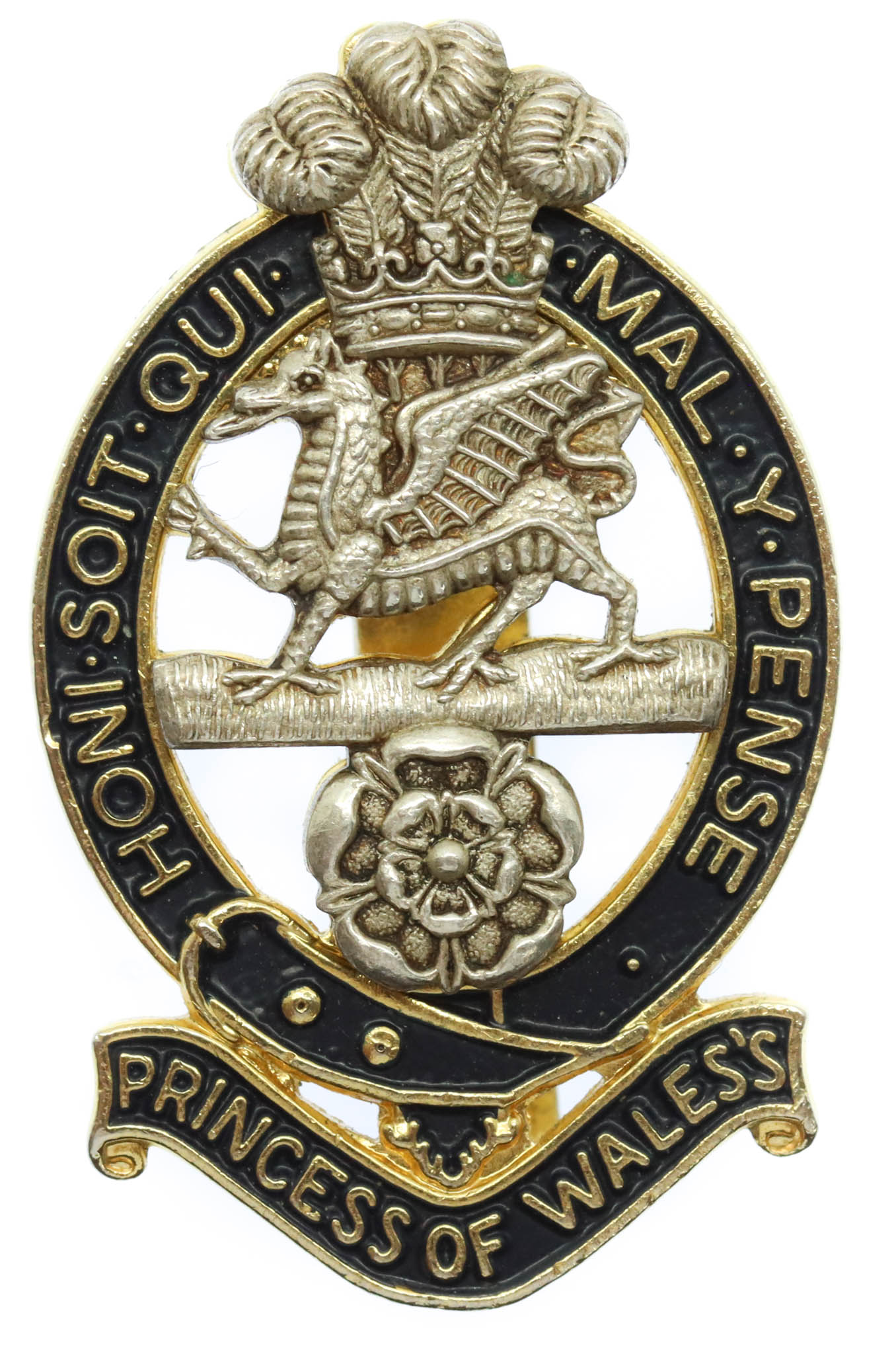 Princess of Wales's Royal Regiment Cap Badge