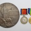 WW1 British War Medal, Victory Medal & Memorial Plaque - Lieut. J.C. Jubb, 1/4th Bn. King's Own Yorkshire Light Infantry - K.I.A. (Somme)