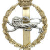 King's Own Royal Border Regiment Anodised (Staybrite) Cap Badge