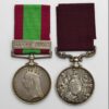 Afghanistan 1878-80 Medal (Clasp - Ahmed Khel) and Long Service & Good Conduct Medal - Pte. T. Haywood, 59th (2nd Nottinghamshire) Regiment of Foot / East Lancashire Regiment