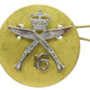 6th Gurkha Rifles Chrome Cap Badge - Queen's Crown
