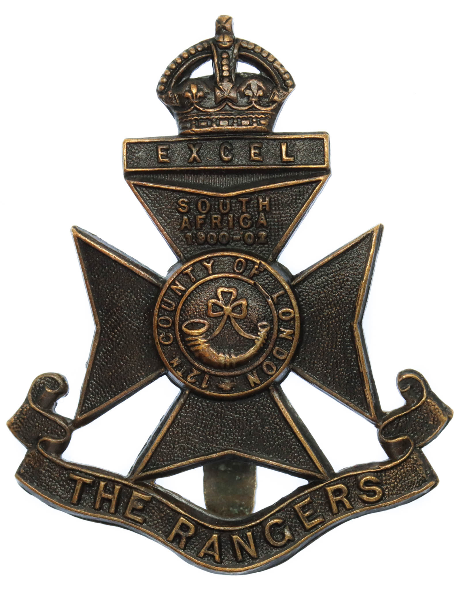12th County of London Bn. (The Rangers) London Regiment Cap Badge
