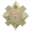 Scots Guards Anodised (Staybrite) Cap Badge