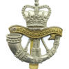 Canadian North Saskatchewan Regiment Cap Badge - Queen's Crown