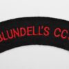 Blundell's Combined Cadet Force (BLUNDELL'S CCF) Cloth Shoulder Title