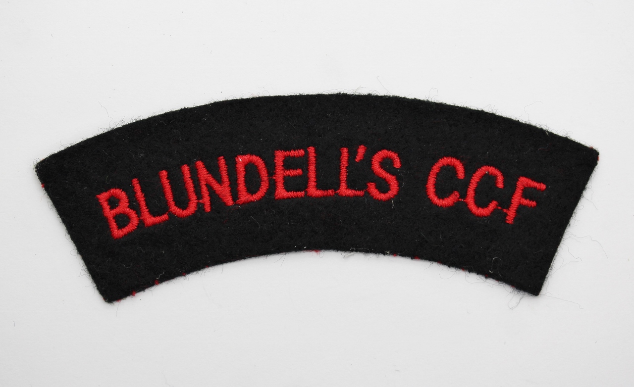 Blundell's Combined Cadet Force (BLUNDELL'S CCF) Cloth Shoulder Title