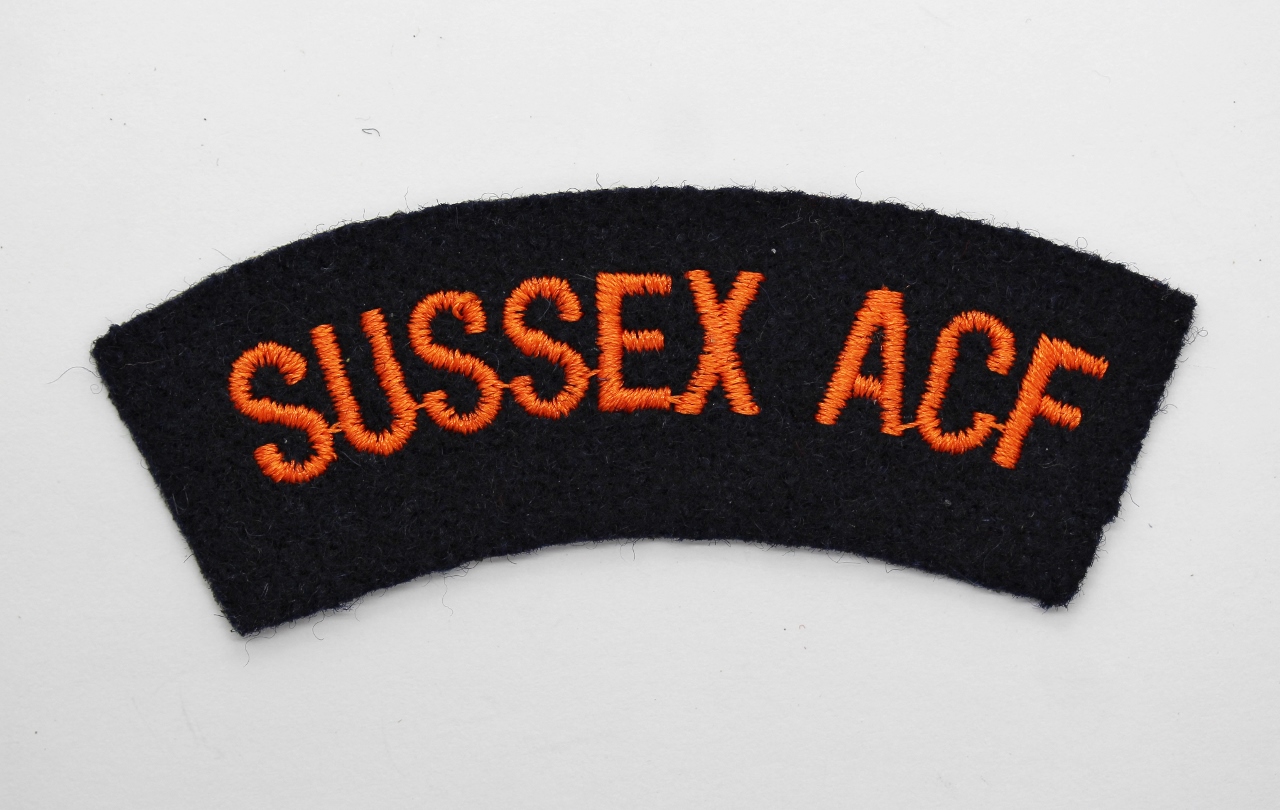 Sussex Army Cadet Force (SUSSEX ACF) Cloth Shoulder Title