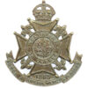 Canadian Les Voltigeurs de Quebec Cap Badge - King's Crown