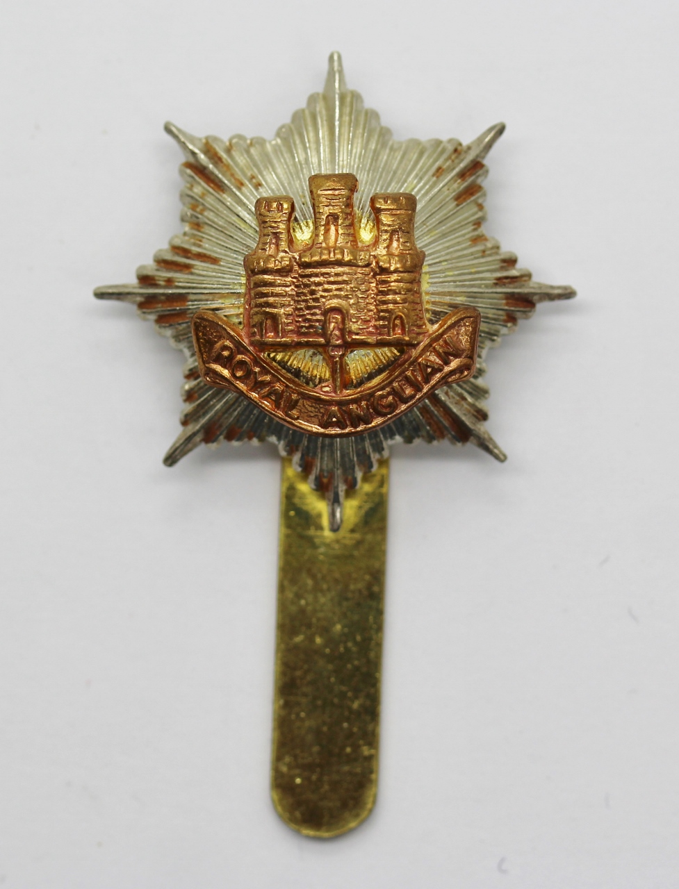 Royal Anglian Regiment Bi-Metal Cap Badge