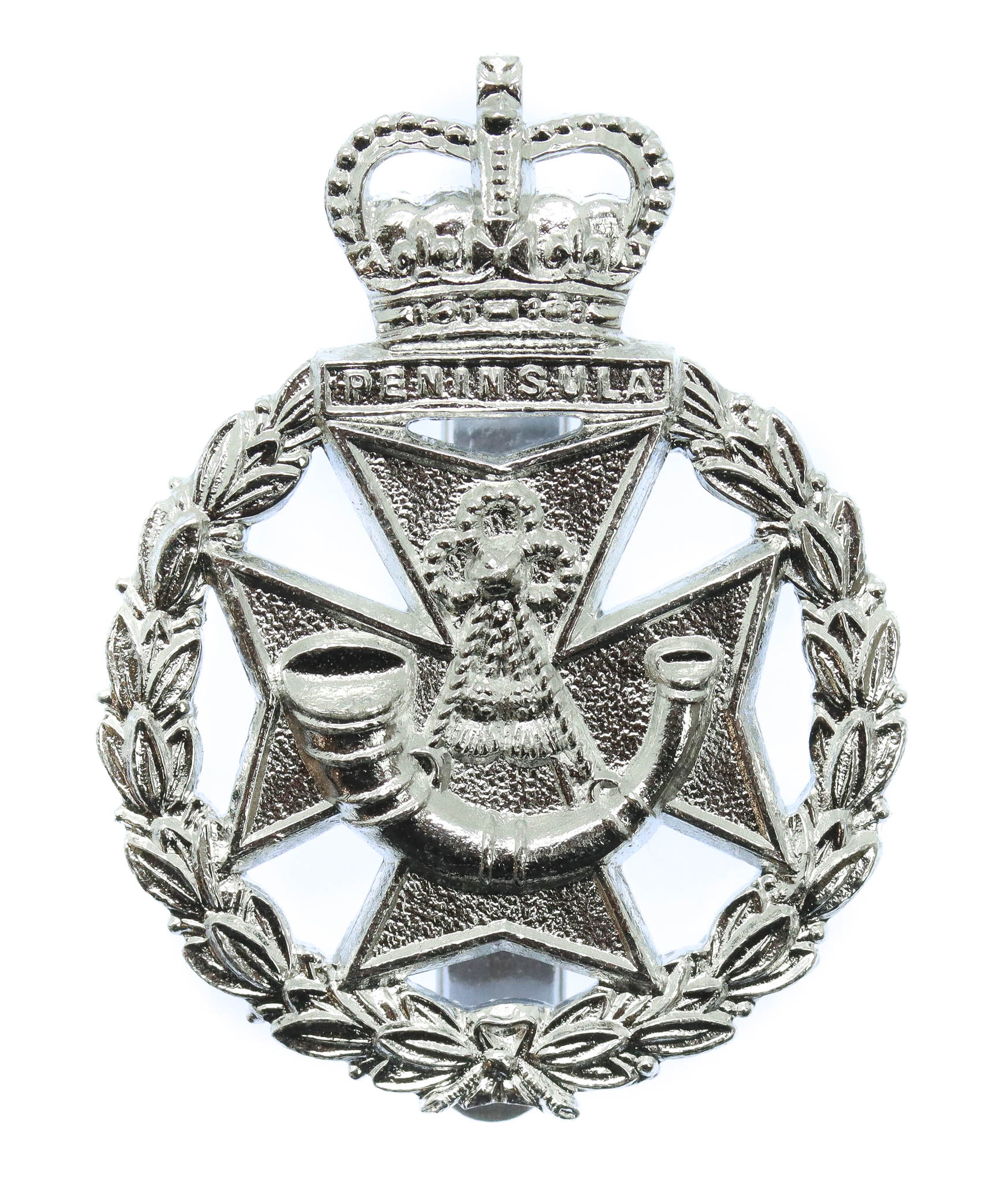 Green Jackets Brigade Anodised (Staybrite) Cap Badge