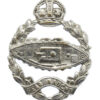 Royal Tank Regiment Chromed Cap Badge - King's Crown