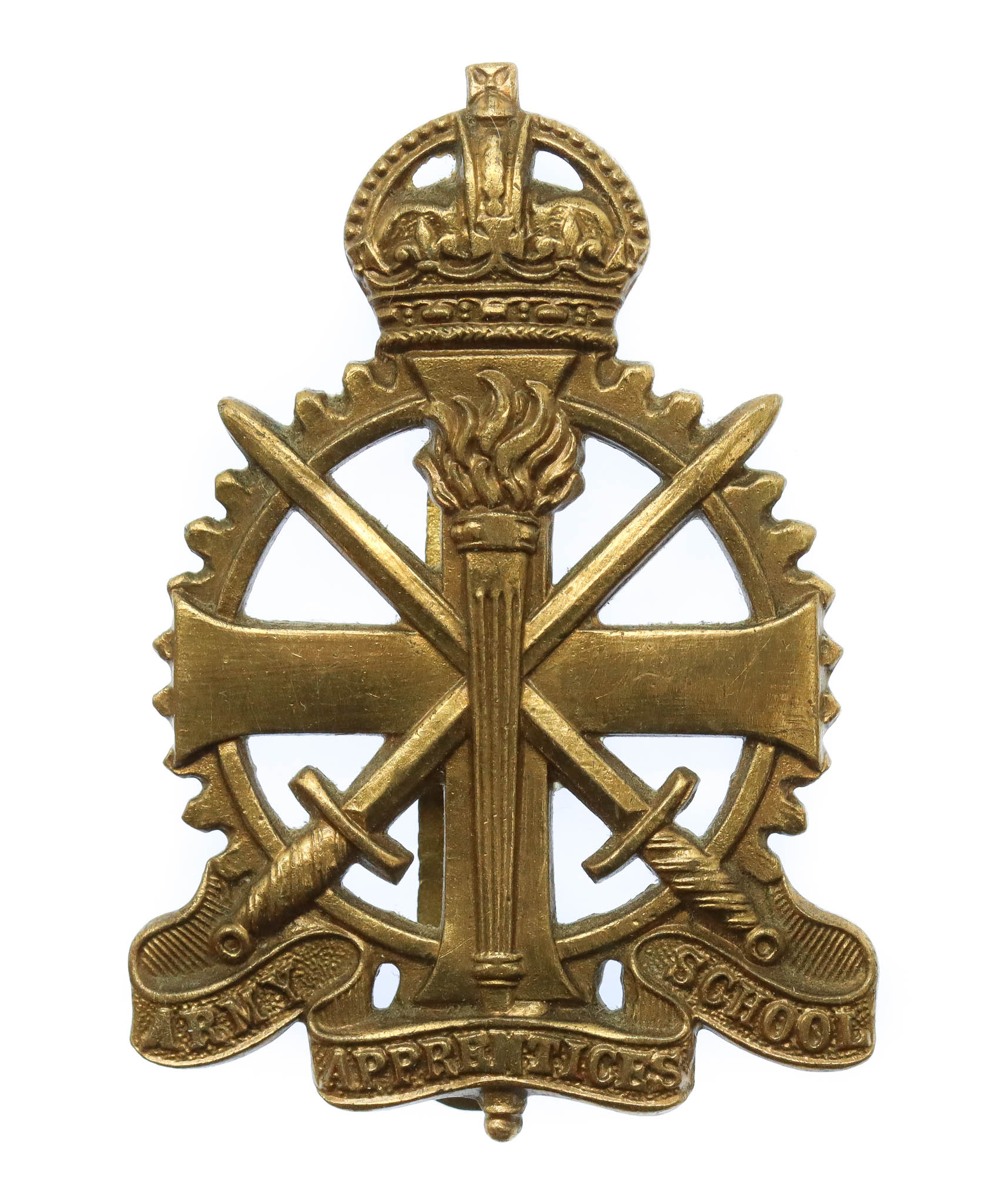 Army Apprentices School Cap Badge - King's Crown