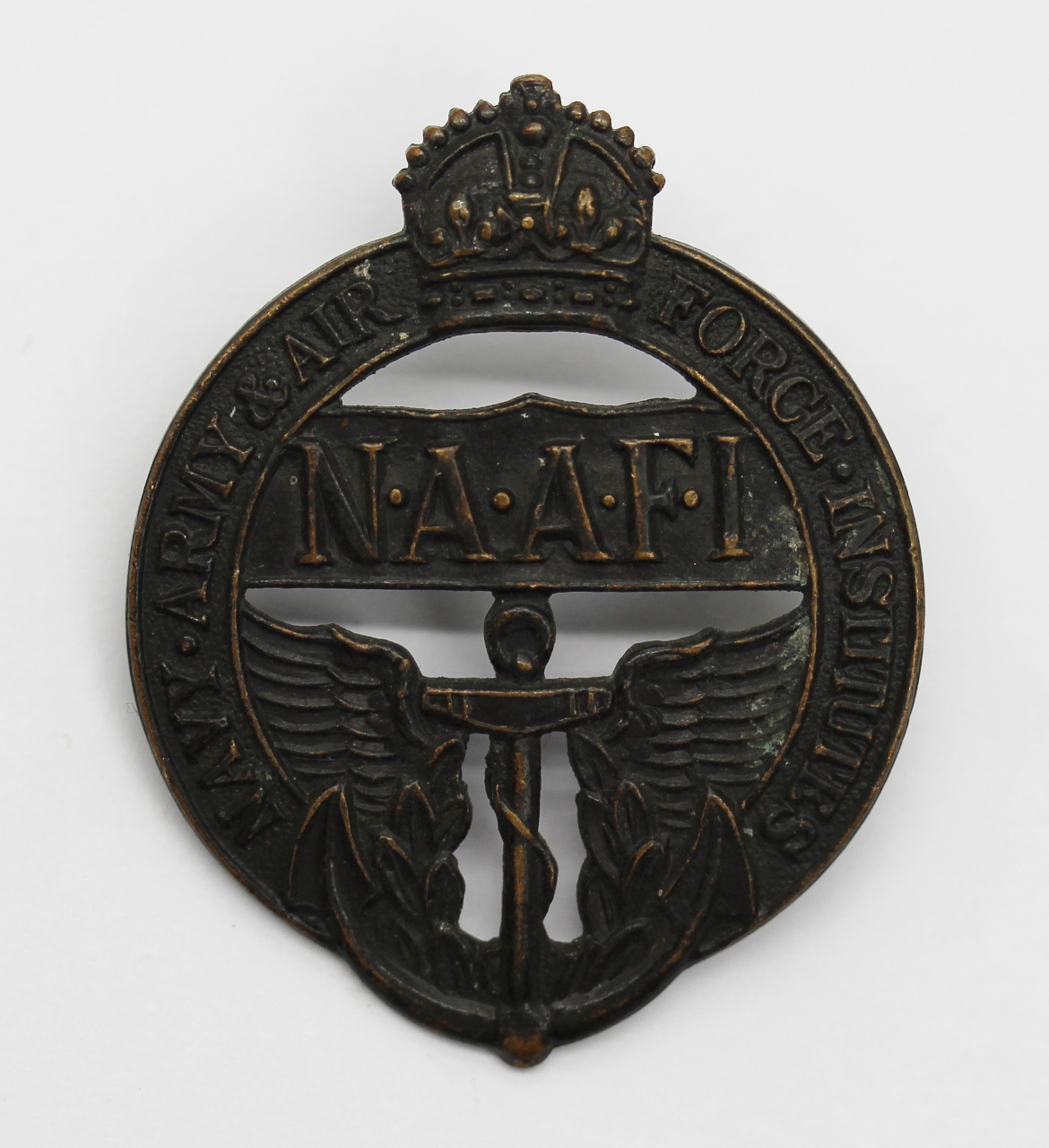 Navy, Army & Air Force Institutes (N.A.A.F.I.) Cap Badge