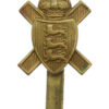 Royal Jersey Light Infantry Cap Badge - King's Crown