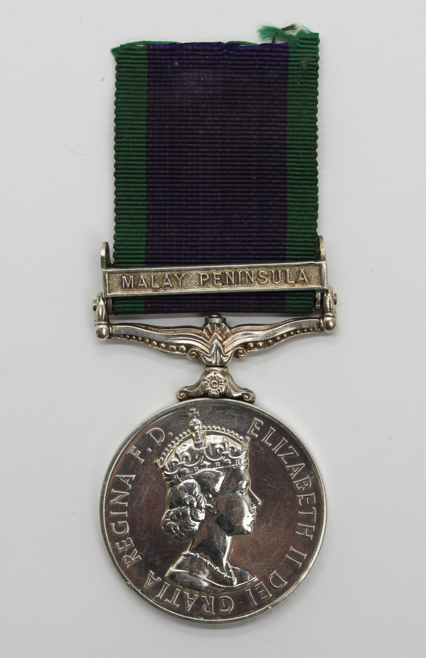 Campaign Service Medal (Clasp - Malay Peninsula) - C. Gilpin, Ck. (S)., Royal Navy
