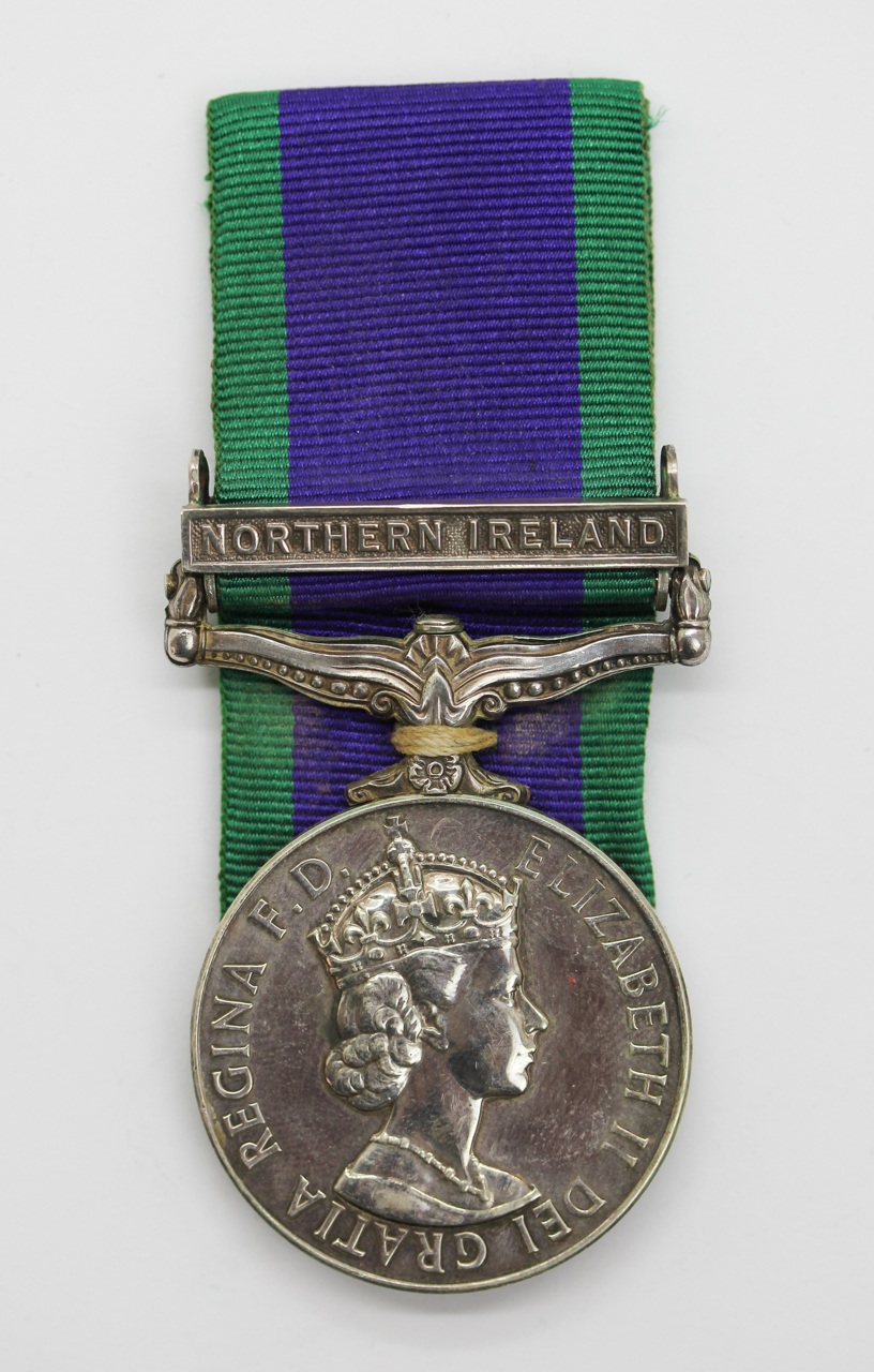 Campaign Service Medal (Clasp - Northern Ireland) - Pte. W.B. Haley, Prince of Wales Own Regiment of Yorkshire