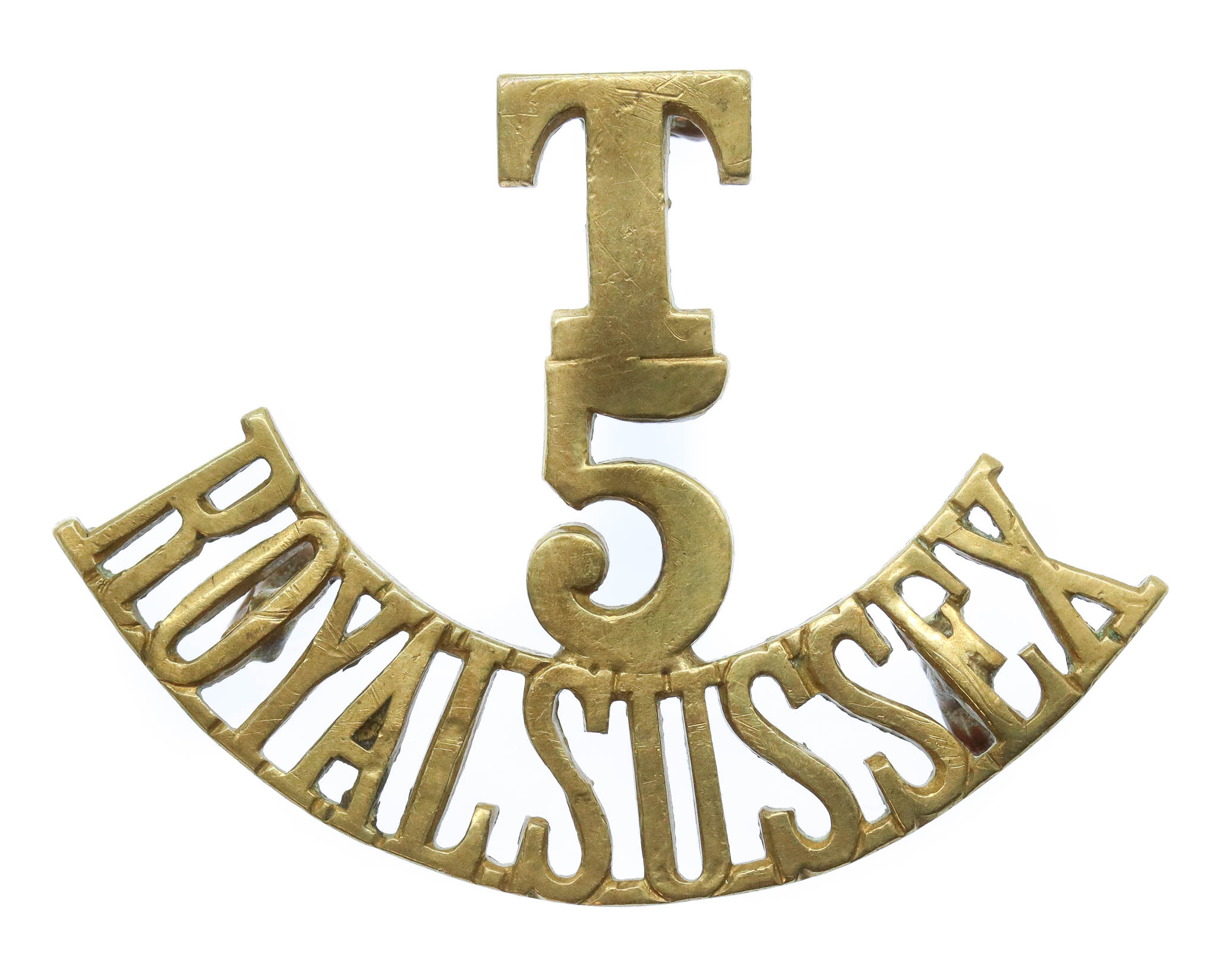 5th Territiorial Bn. Royal Sussex Regiment (T/5/ROYAL SUSSEX) Shoulder Title