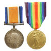WW1 British War & Victory Medal Pair - Pte. J.W. Frost, York & Lancaster Regiment