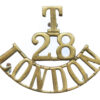 28th Bn. (Artist Rifles) London Regiment (T/28/LONDON) Shoulder Title