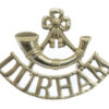 Durham Light Infantry White Metal Shoulder Title