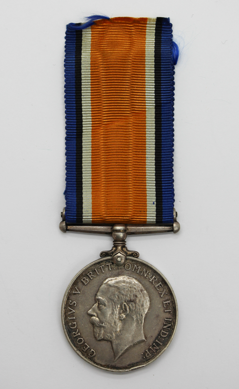 WW1 British War Medal - Pte. H.E. Weeks, 1/6th Bn. Essex Regiment