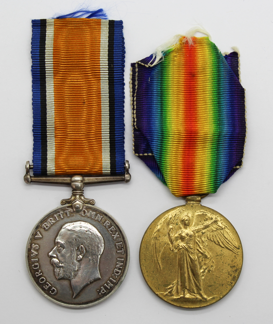 WW1 British War & Victory Medal Pair - Pte. N. Reynolds, Army Service Corps