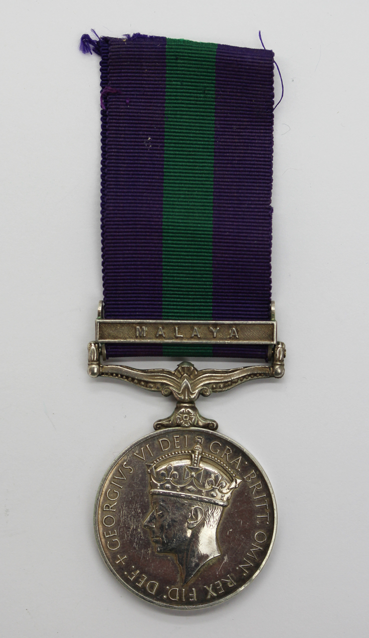 General Service Medal (Clasp - Malaya) - Cpl. R.L. Gardner, Royal Signals