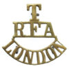 London Territorials Royal Field Artillery (T/R.F.A/LONDON) Shoulder Title