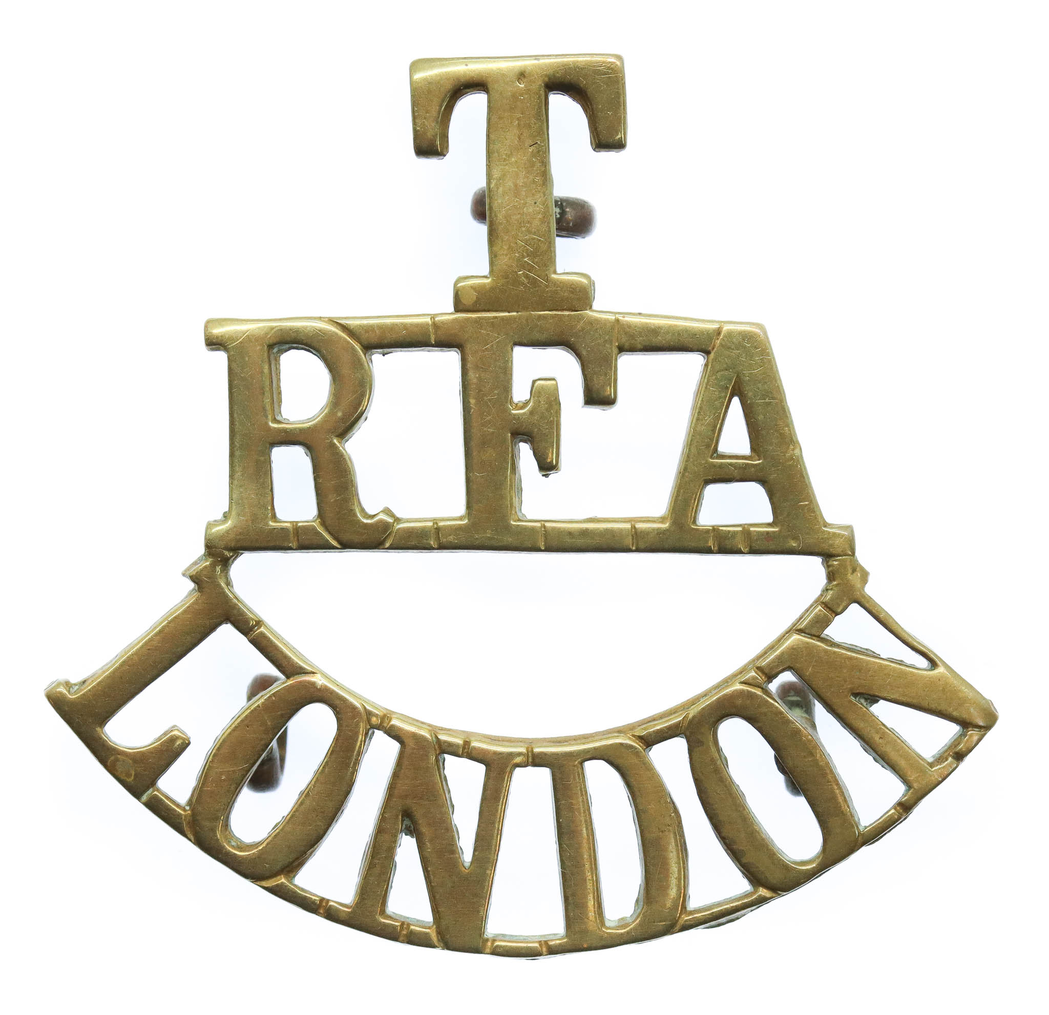 London Territorials Royal Field Artillery (T/R.F.A/LONDON) Shoulder Title
