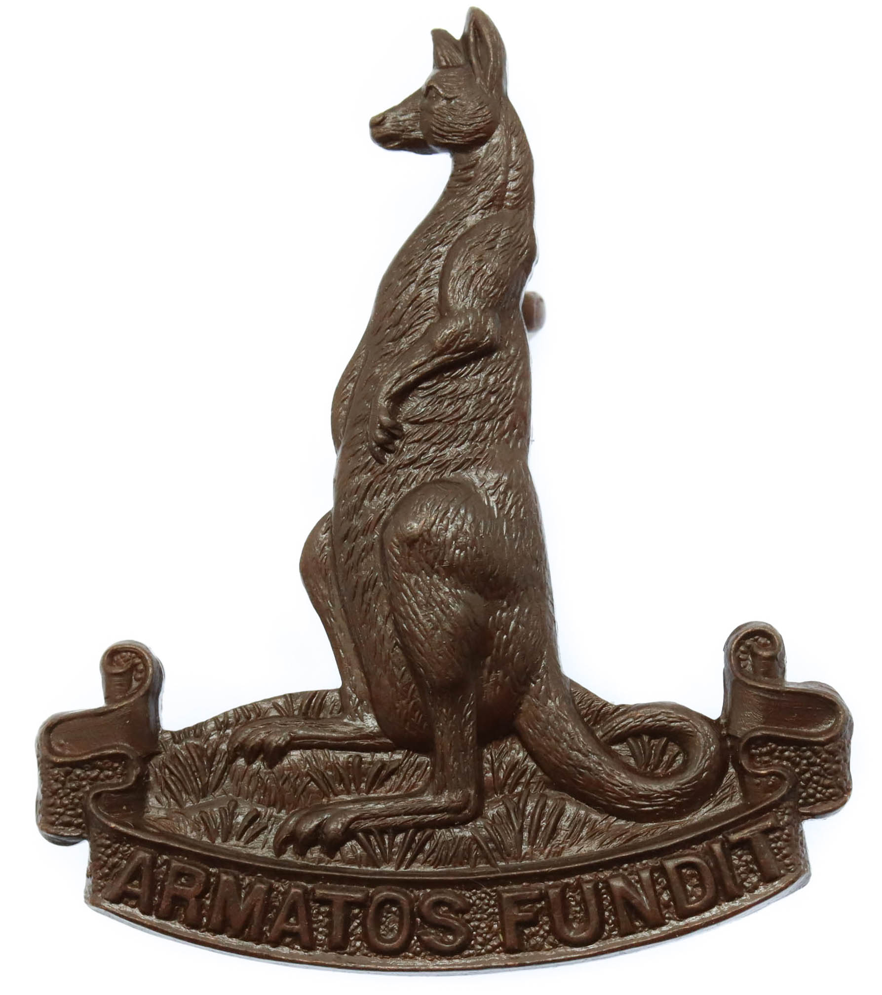 Scarce WW2 1st Canadian Armoured Carrier Regiment (1CACR) Officer's Bronze Cap Badge