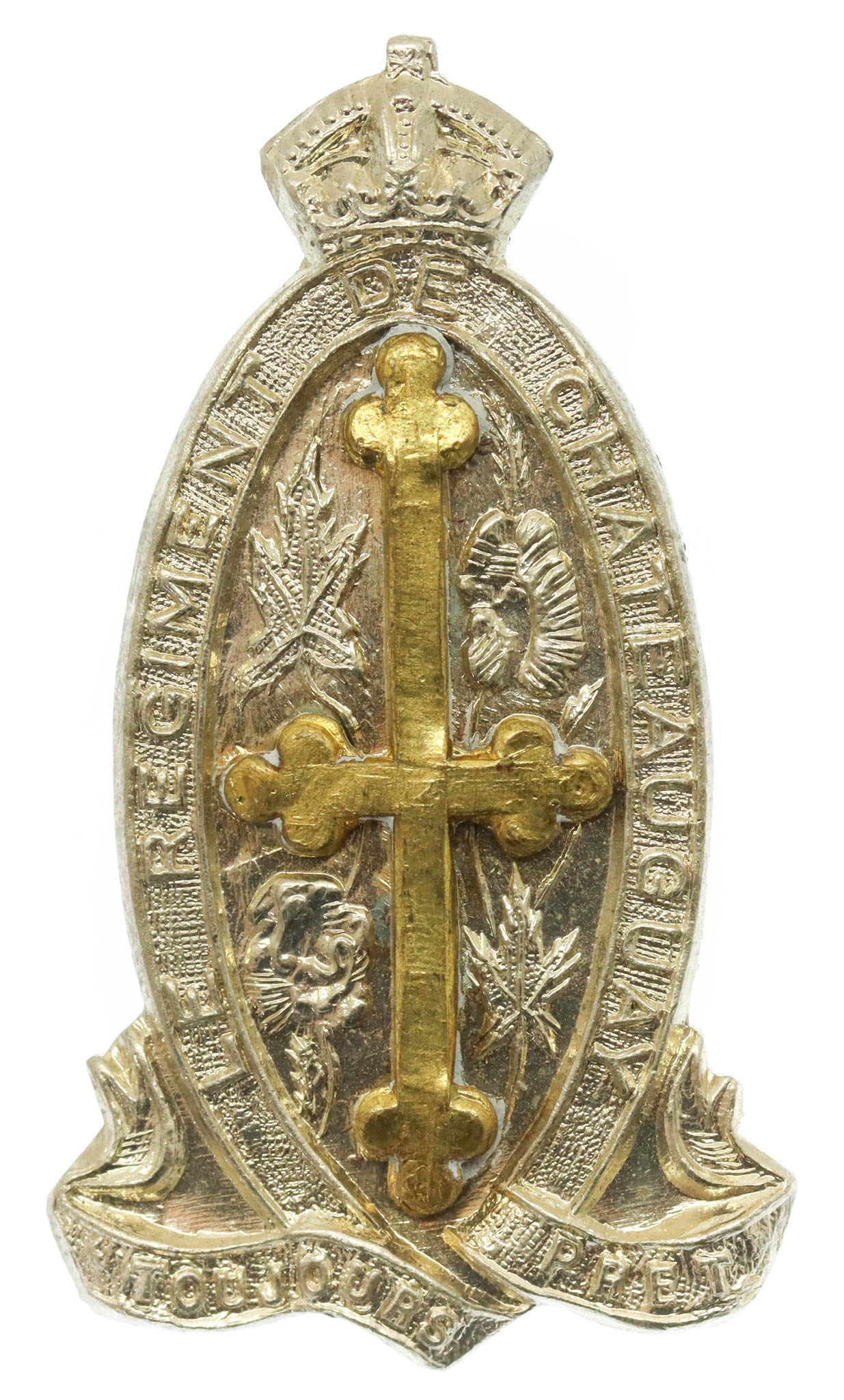 Canadian Le Regiment de Chateauguay Cap Badge