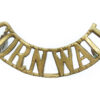 Duke of Cornwall's Light Infantry (CORNWALL) Shoulder Title
