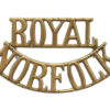Royal Norfolk Regiment (ROYAL/NORFOLK) Shoulder Title
