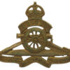 Canadian Field Artillery Cap Badge - King's Crown