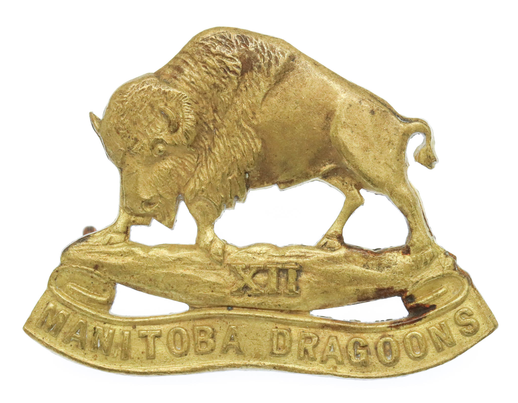 Canadian 12th Manitoba Dragoons Cap Badge