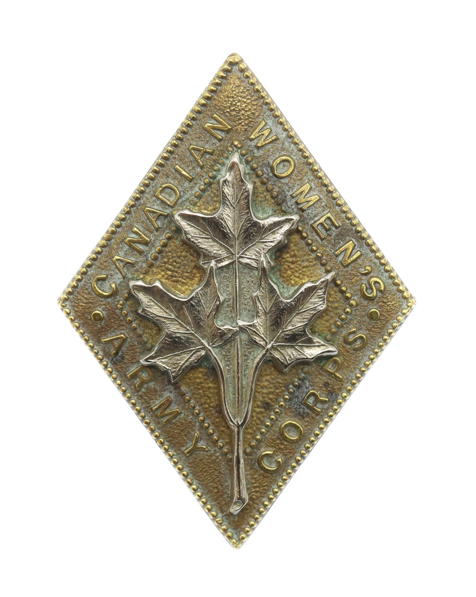 Canadian Women's Army Corps Cap Badge