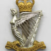 North Irish Brigade Senior NCO's Silvered & Gilt Cap Badge