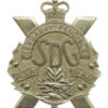 Canadian Stormont, Dundas & Glengarry Highlanders (Glengarry Fencibles) Cap Badge - Queen's Crown