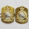Pair of Army Catering Corps (A.C.C.) Anodised (Staybrite) Collar Badges