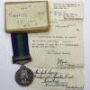 General Service Medal (Clasp - Malaya) - Pte. A.E. Long, Royal Army Service Corps