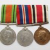 WW2 Defence & War Medal and George VI Special Constabulary Long Service Medal Group of Three - Leonard R. Sheppard