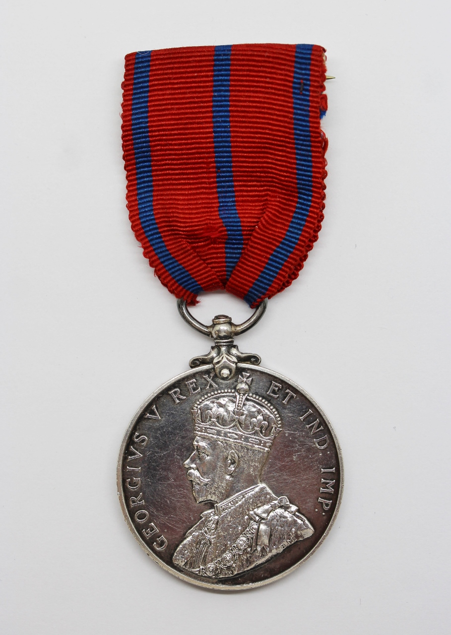 1911 Metropolitan Police Coronation Medal - PC. A. Eke, K (Bow) Division